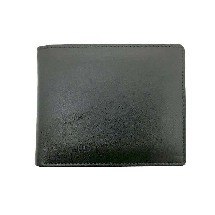 Black Leather Wallet for men with RFID